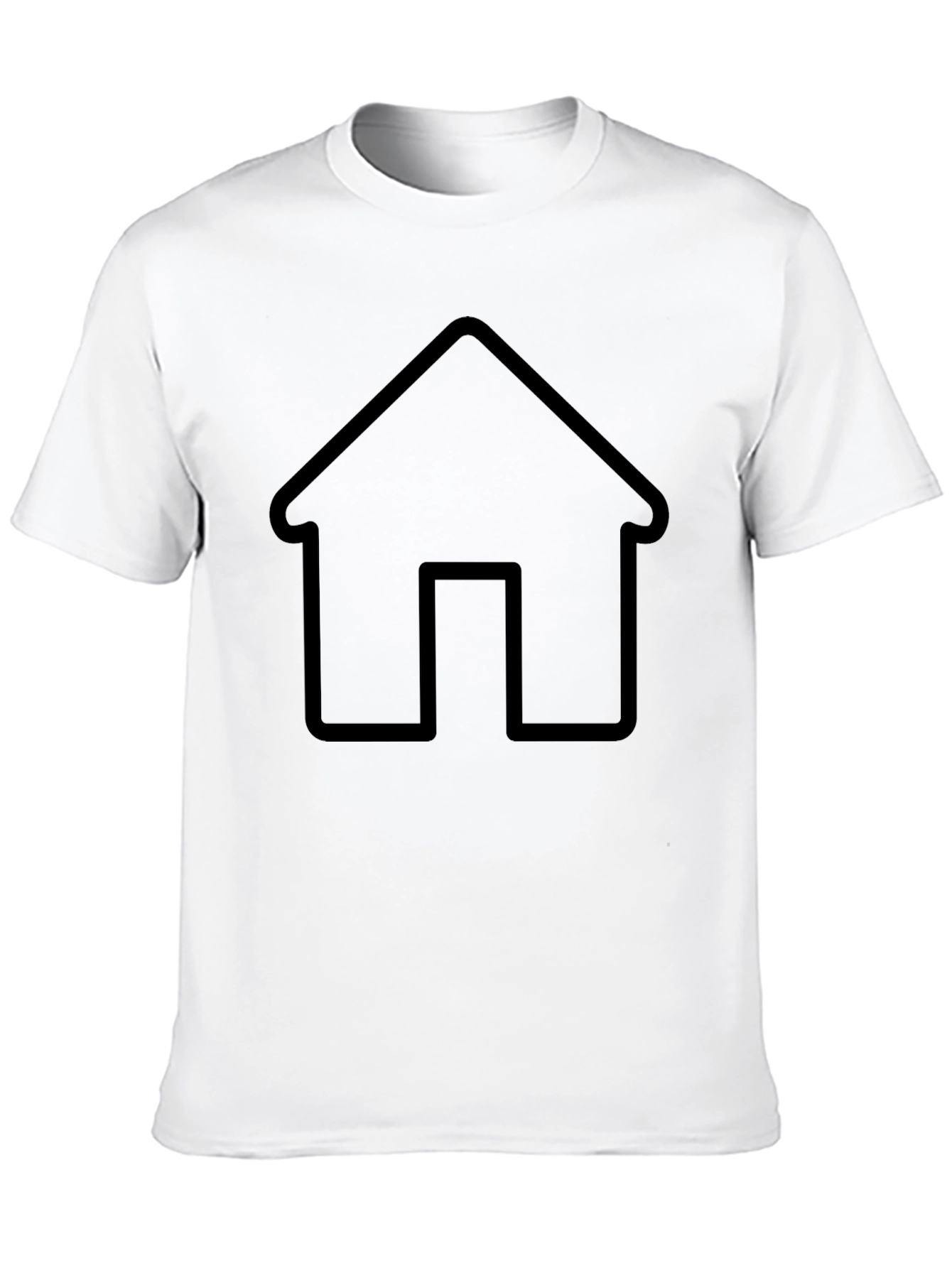 Home Graphic Black T-Shirt