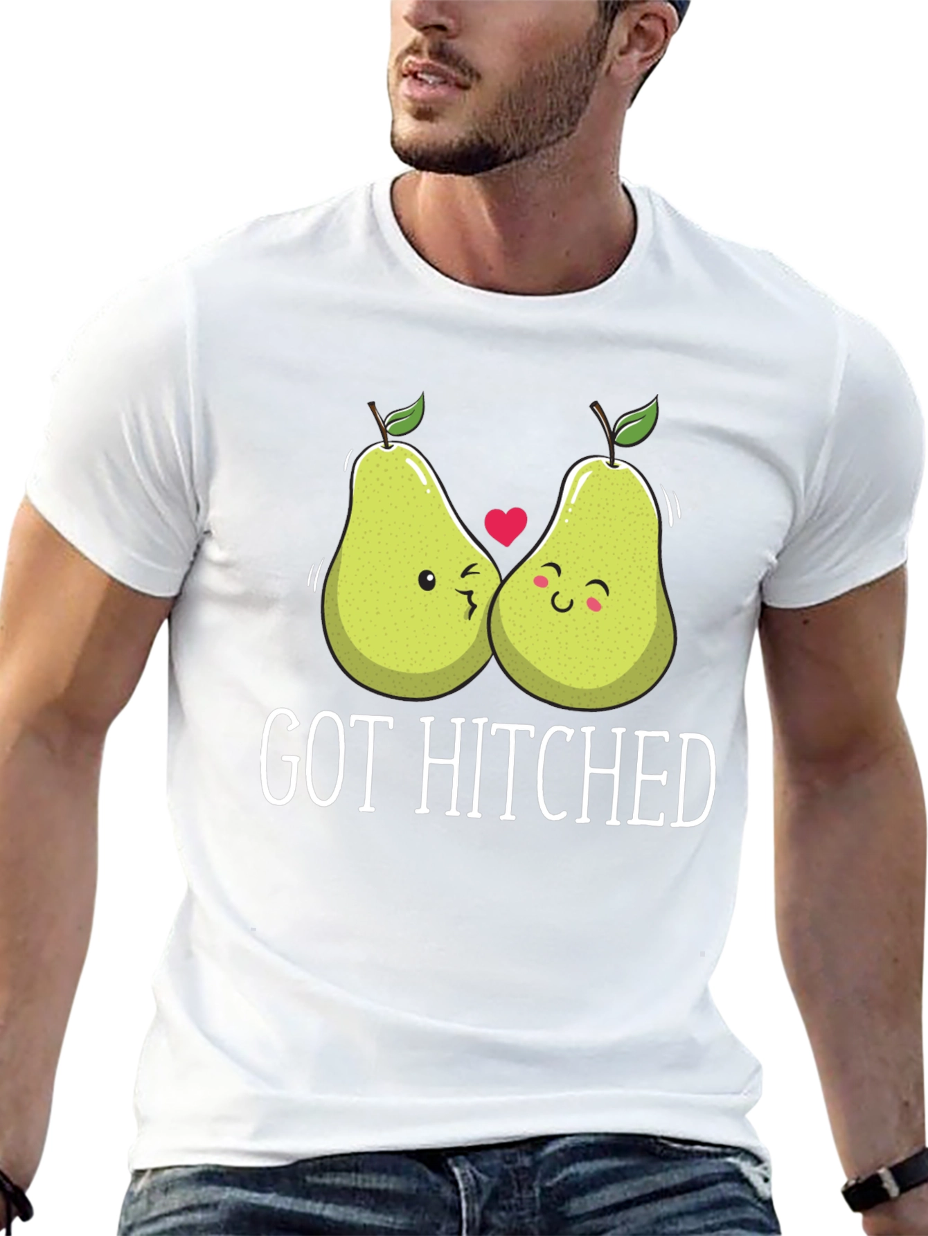 Got Hitched Pear Pun T-Shirt