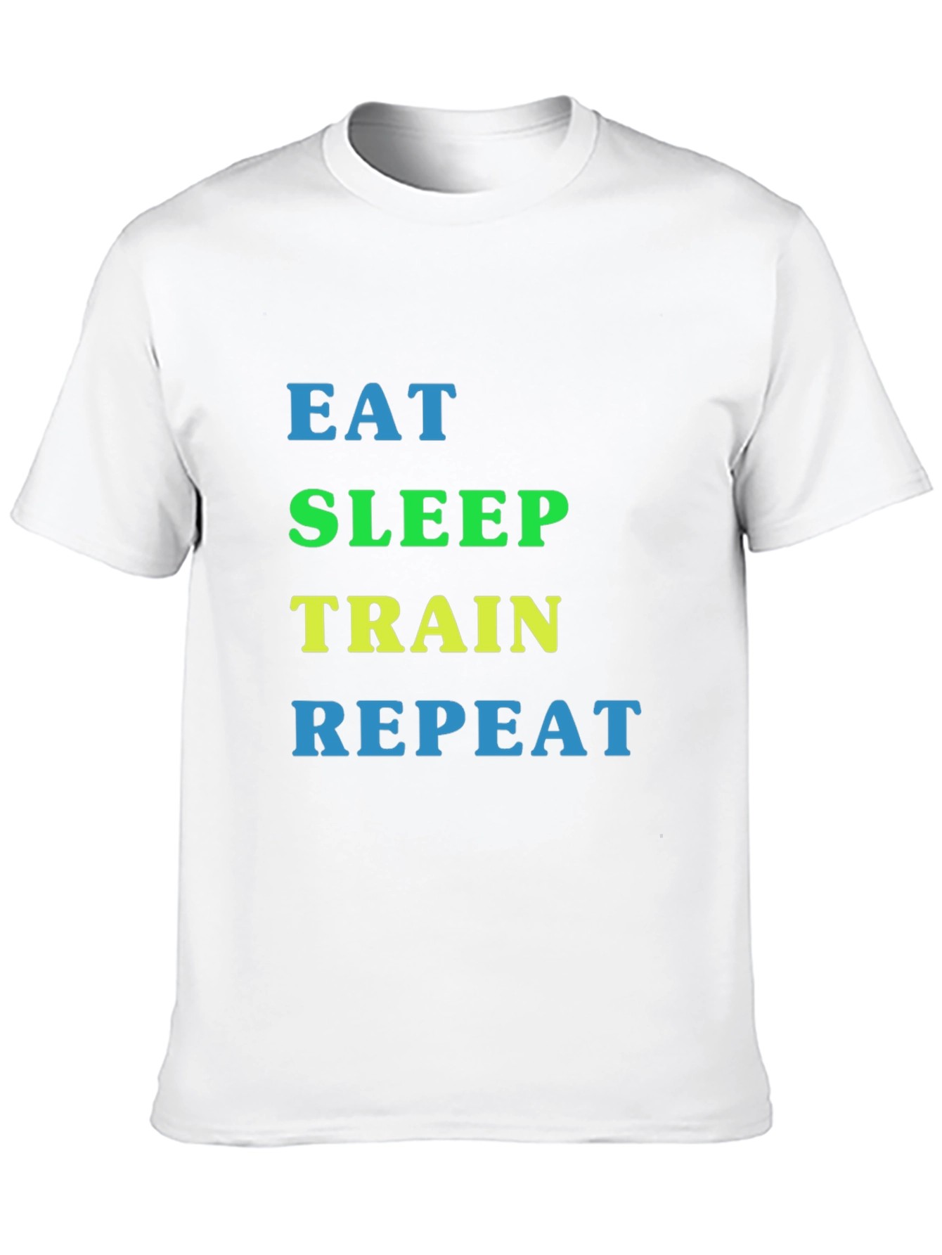 Eat Sleep Train Repeat Graphic T-Shirt