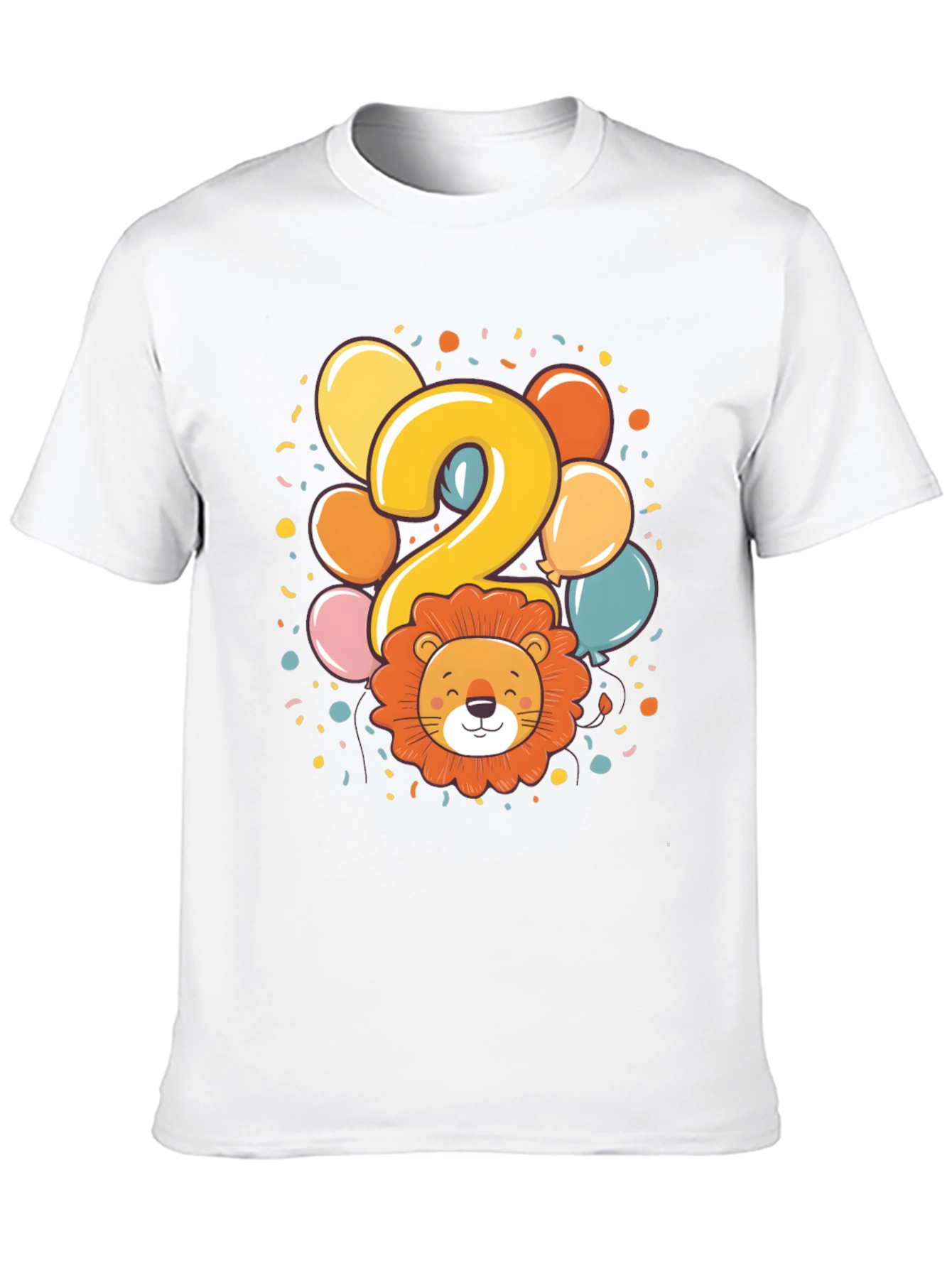 Kids 2nd Birthday Lion T-Shirt