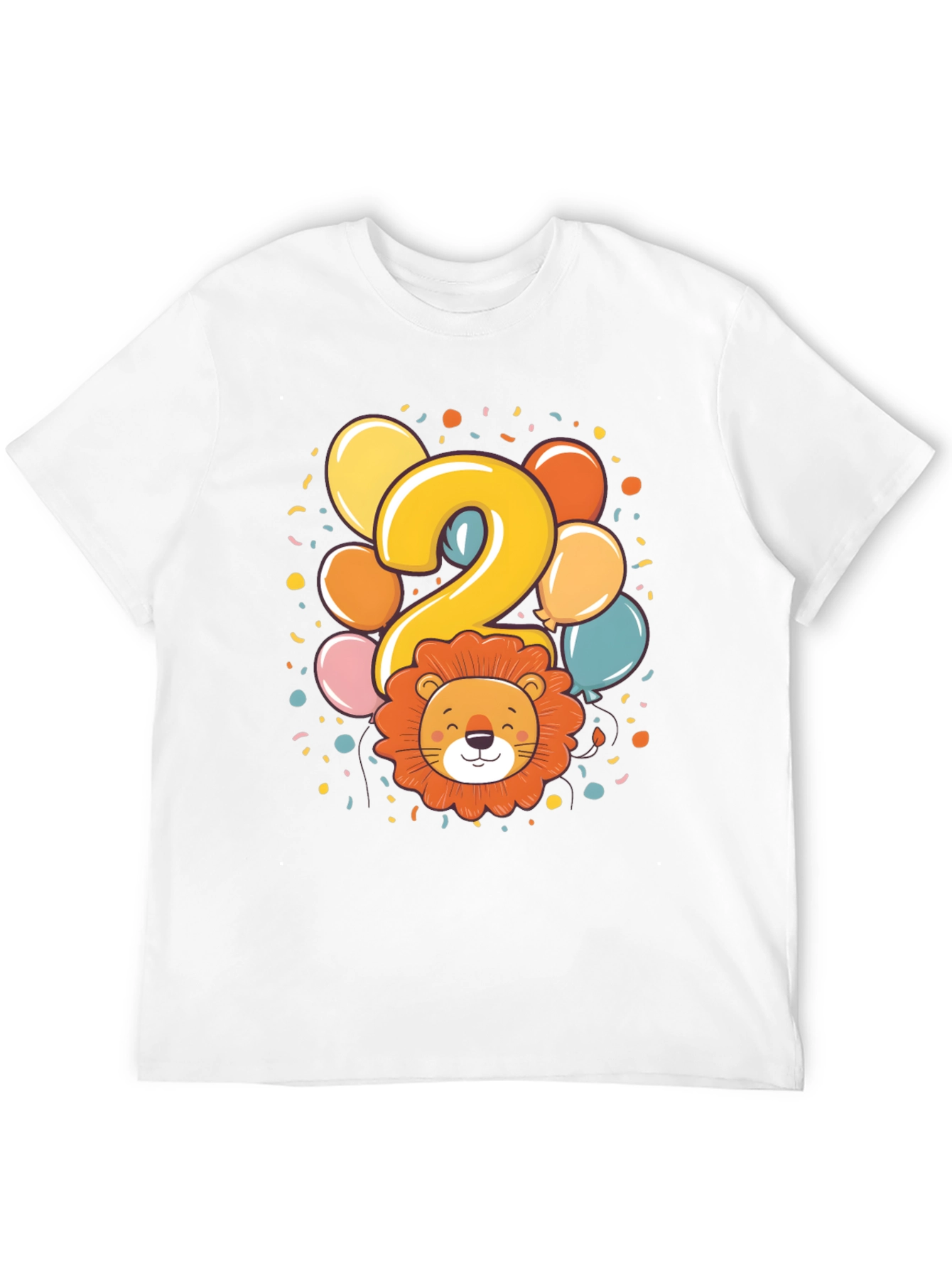 Kids 2nd Birthday Lion T-Shirt