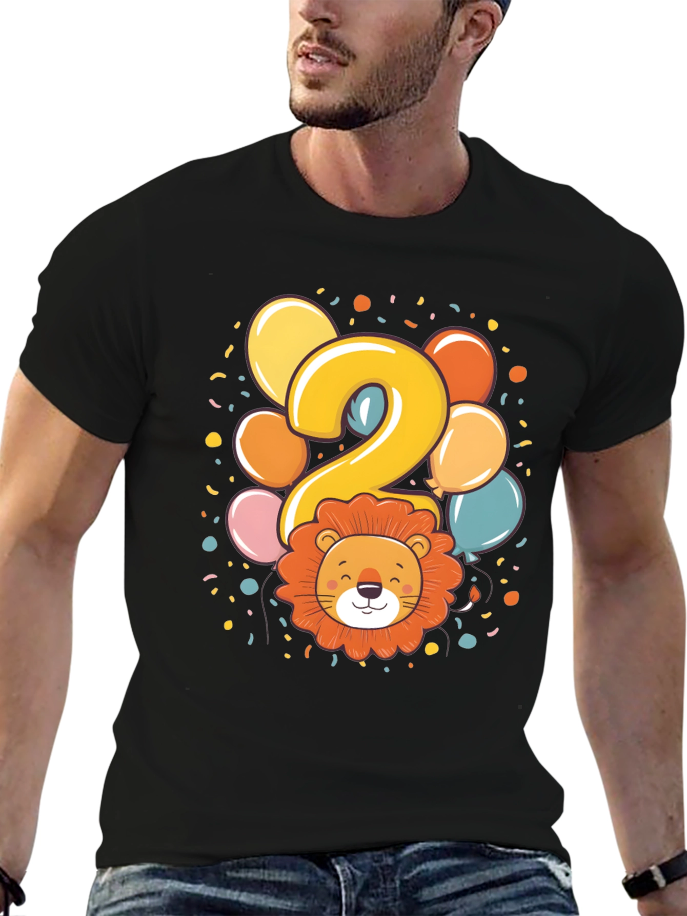 Kids 2nd Birthday Lion T-Shirt