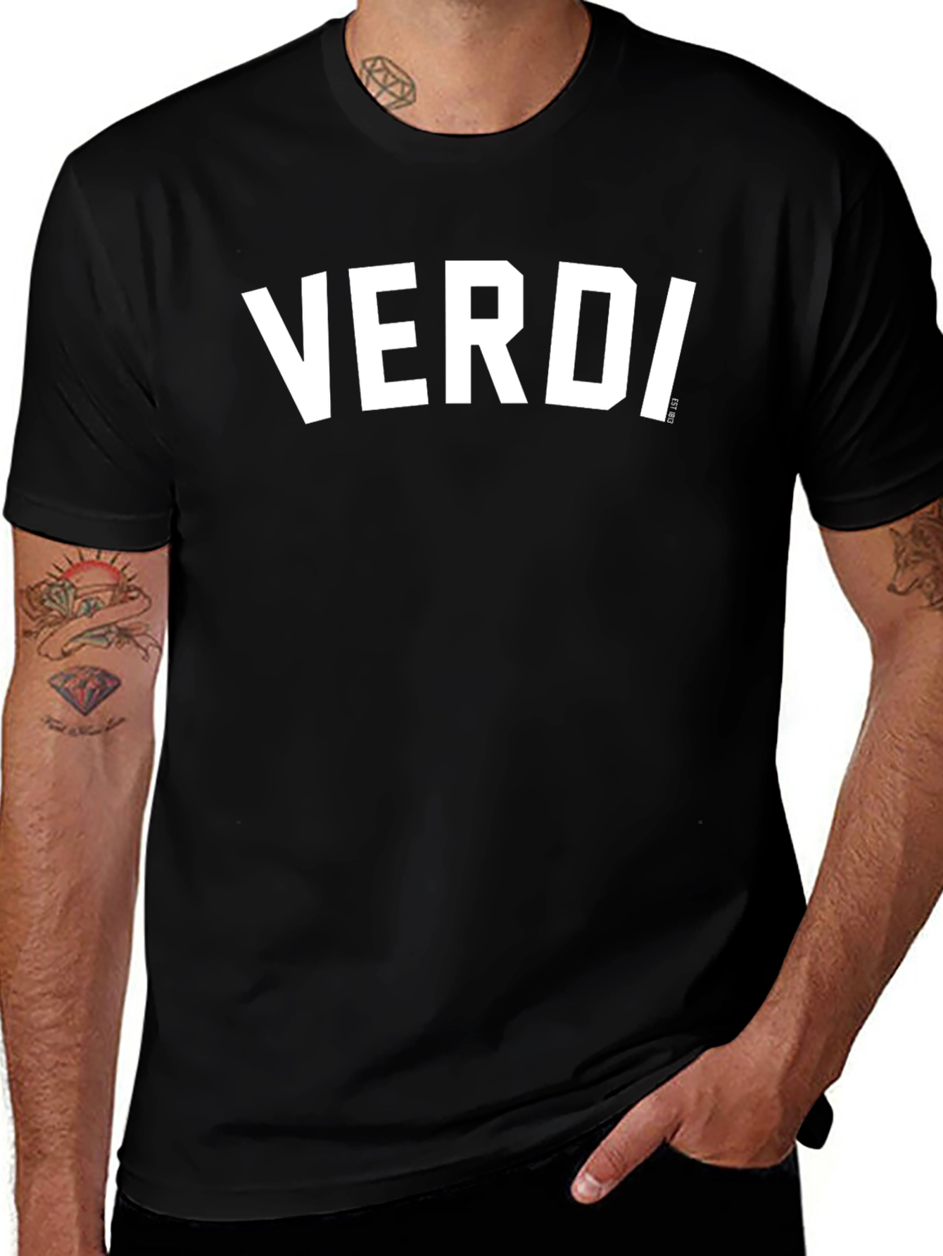 VERDI Bold Graphic T-Shirt - Classic Style