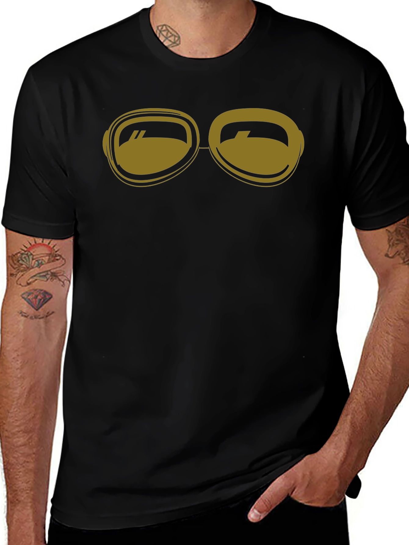 Retro Sunglasses Graphic T-Shirt - Classic Style