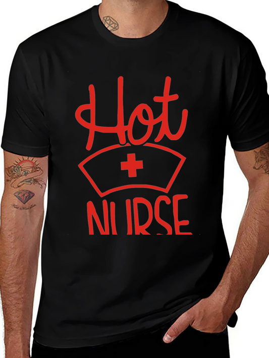 Hot Nurse Graphic Tee - Novelty Medical T-Shirt