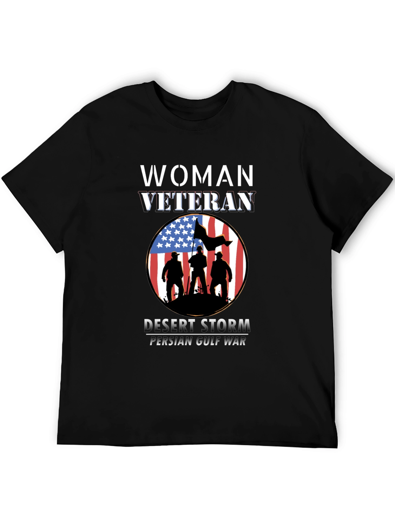 Woman Veteran Desert Storm T-Shirt