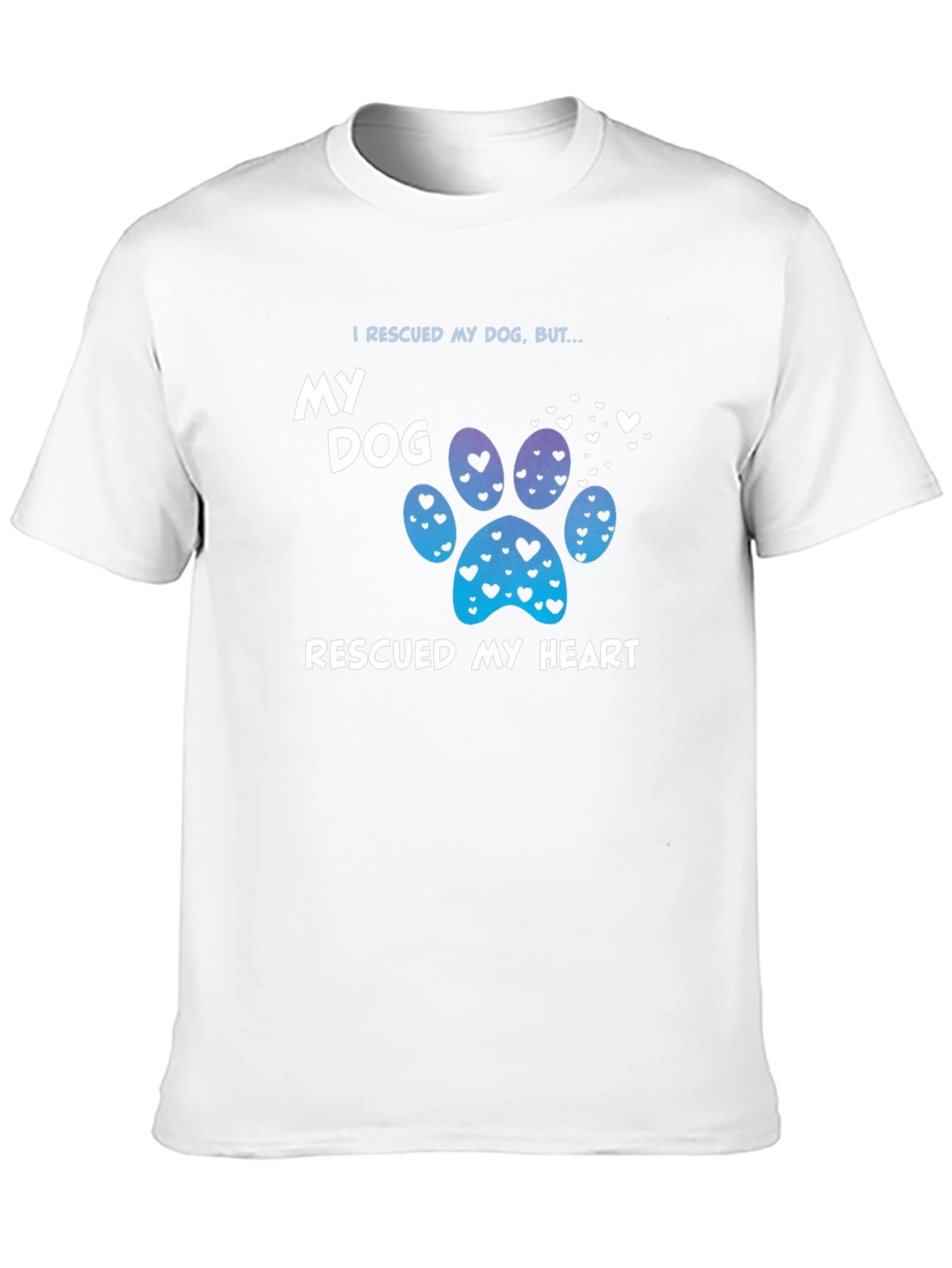 Rescued Dog Rescued Heart T-Shirt