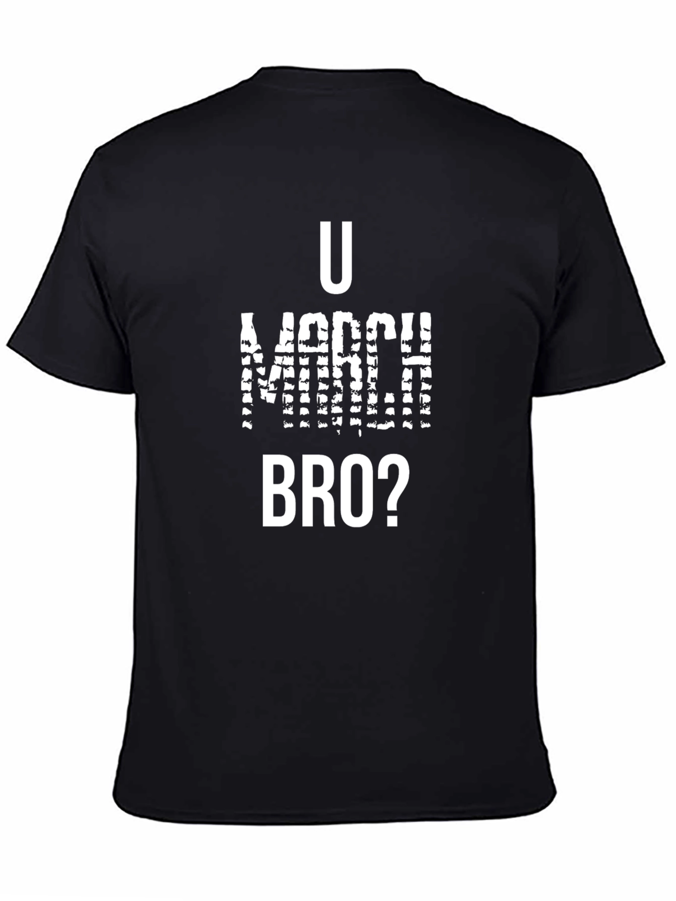U Mad Bro? Graphic Tee - Black Cotton T-Shirt