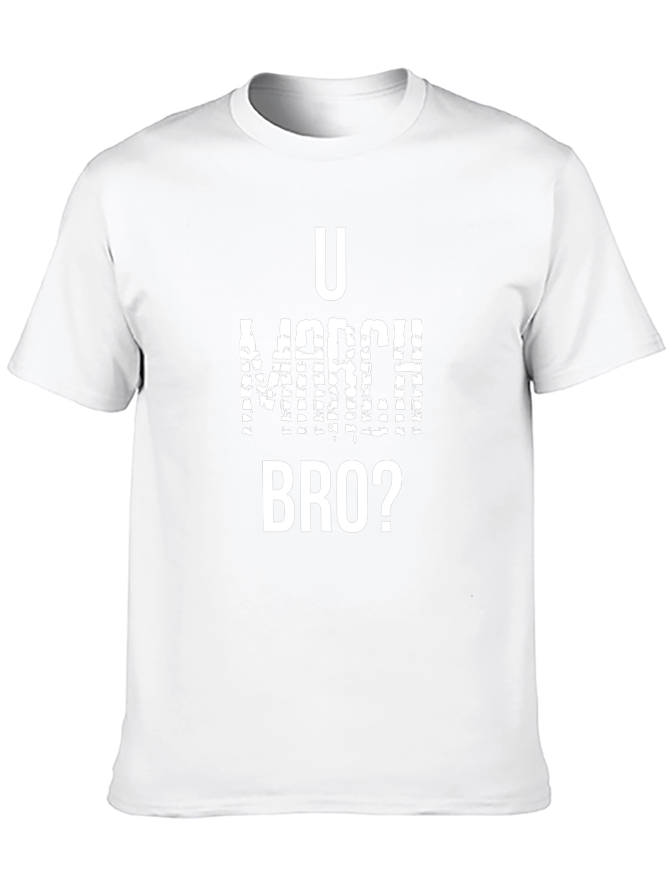 U Mad Bro? Graphic Tee - Black Cotton T-Shirt