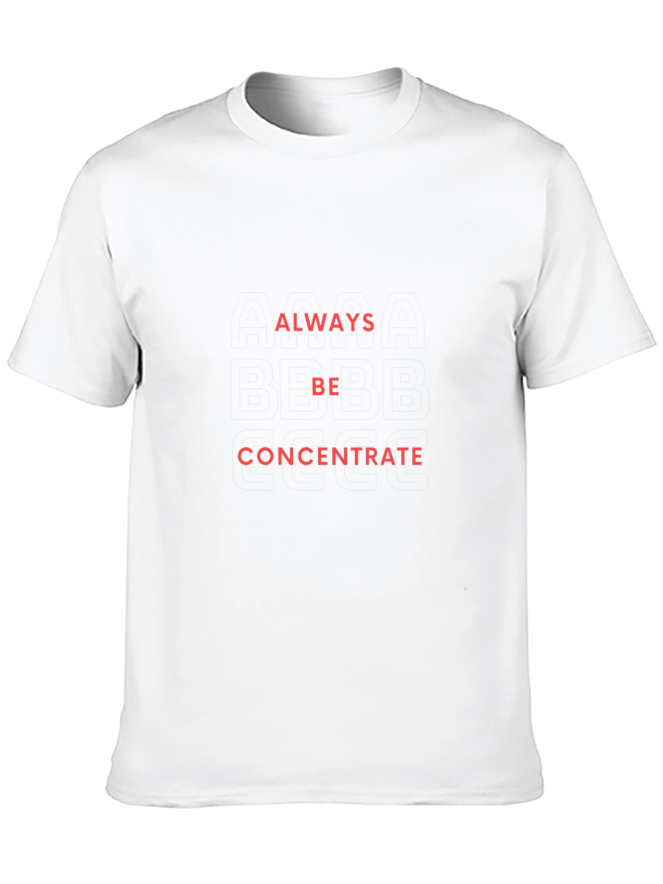 Always Be Concentrate Graphic Tee - Black