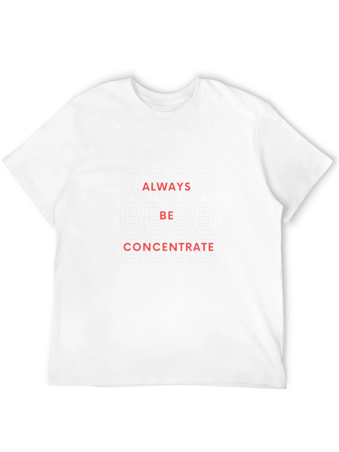 Always Be Concentrate Graphic Tee - Black