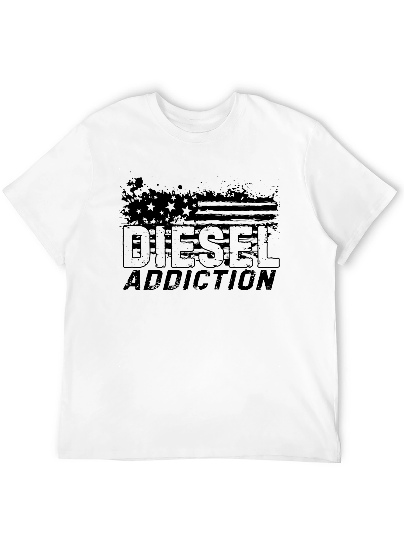 Diesel Addiction Black Graphic T-Shirt