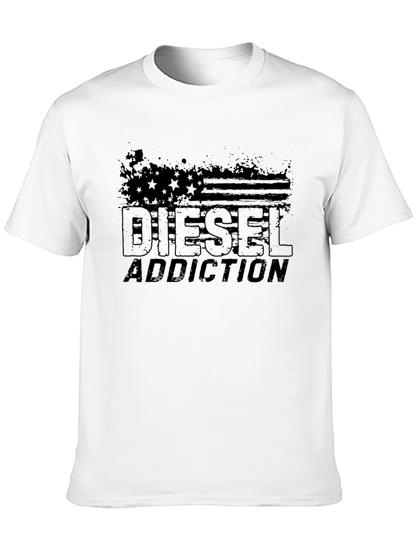 Diesel Addiction Black Graphic T-Shirt