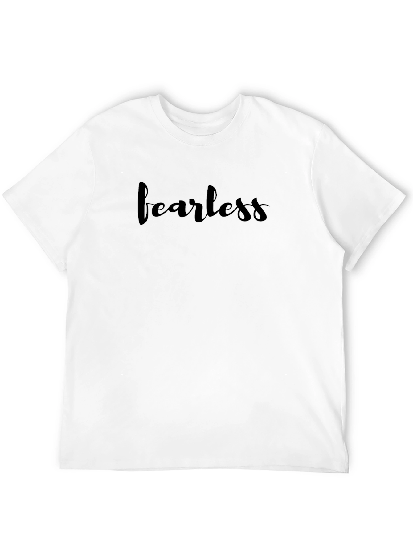 Fearless Black Graphic Tee - Mens Casual Style