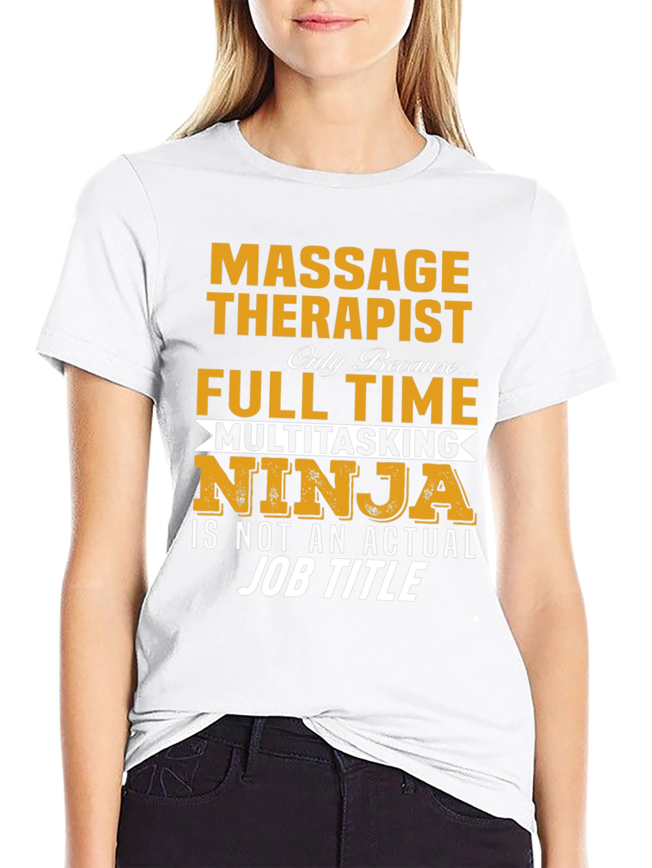 Massage Therapist Ninja T-Shirt