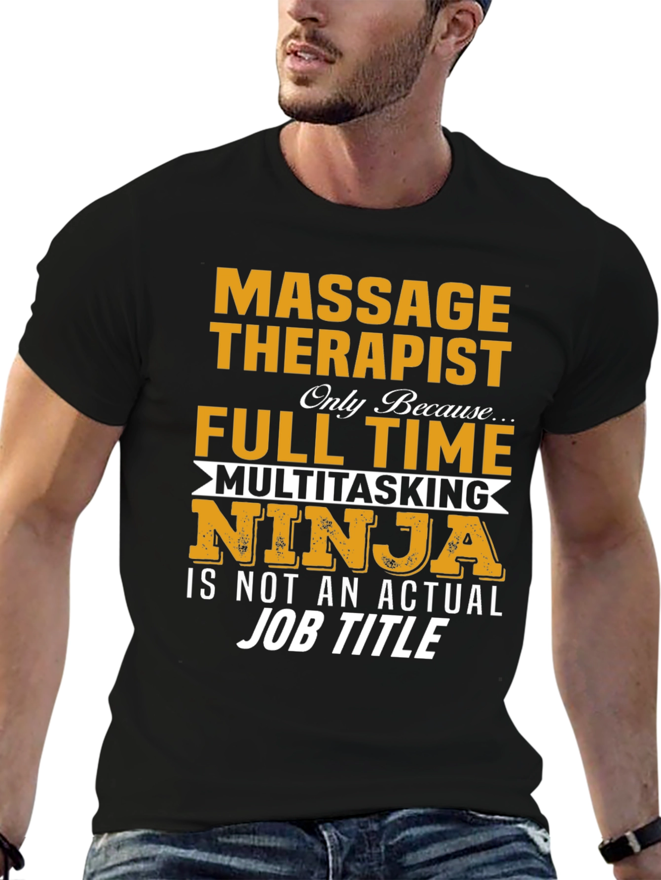 Massage Therapist Ninja T-Shirt