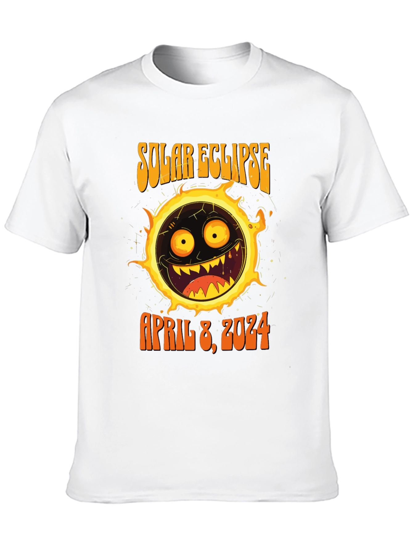 Solar Eclipse April 8 2024 Graphic T-Shirt