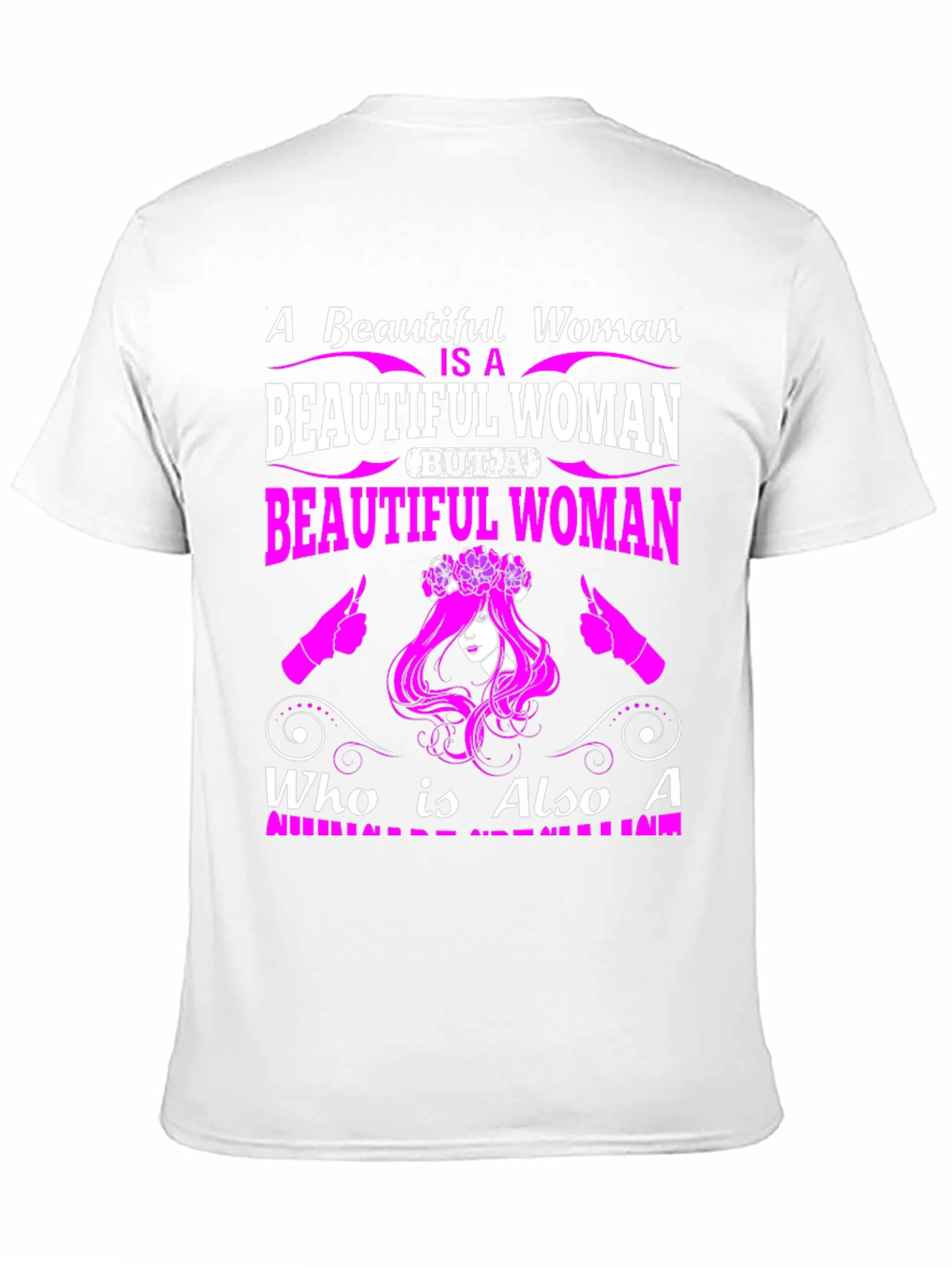 Beautiful Woman Graphic Tee - Premium Quality