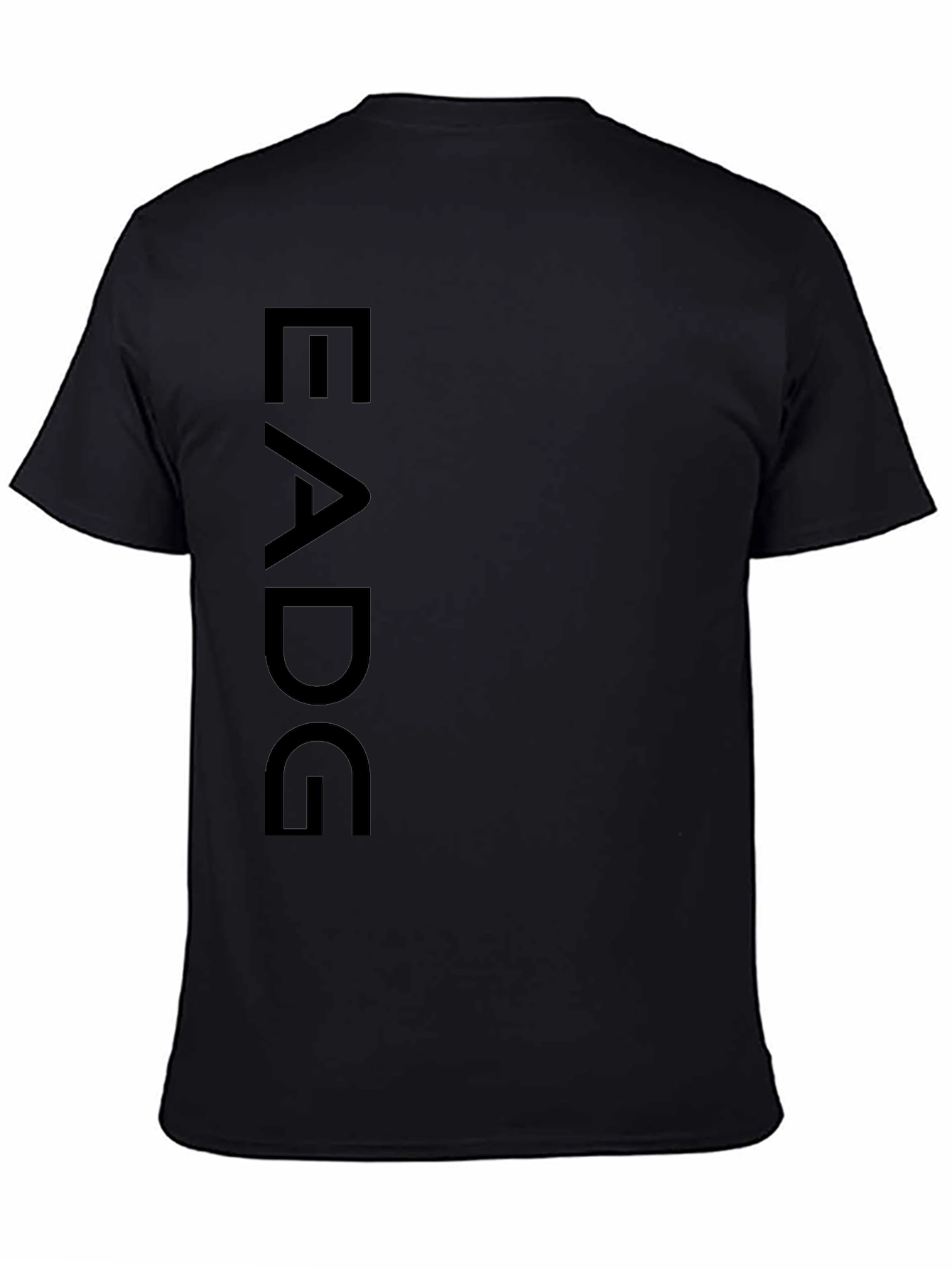 EADG Graphic Print Black T-Shirt