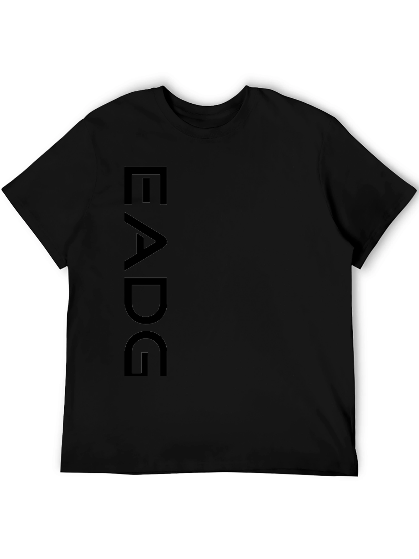 EADG Graphic Print Black T-Shirt