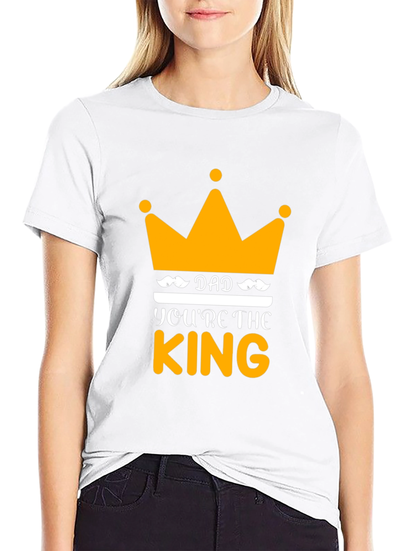 Dad Youre The King Black T-Shirt