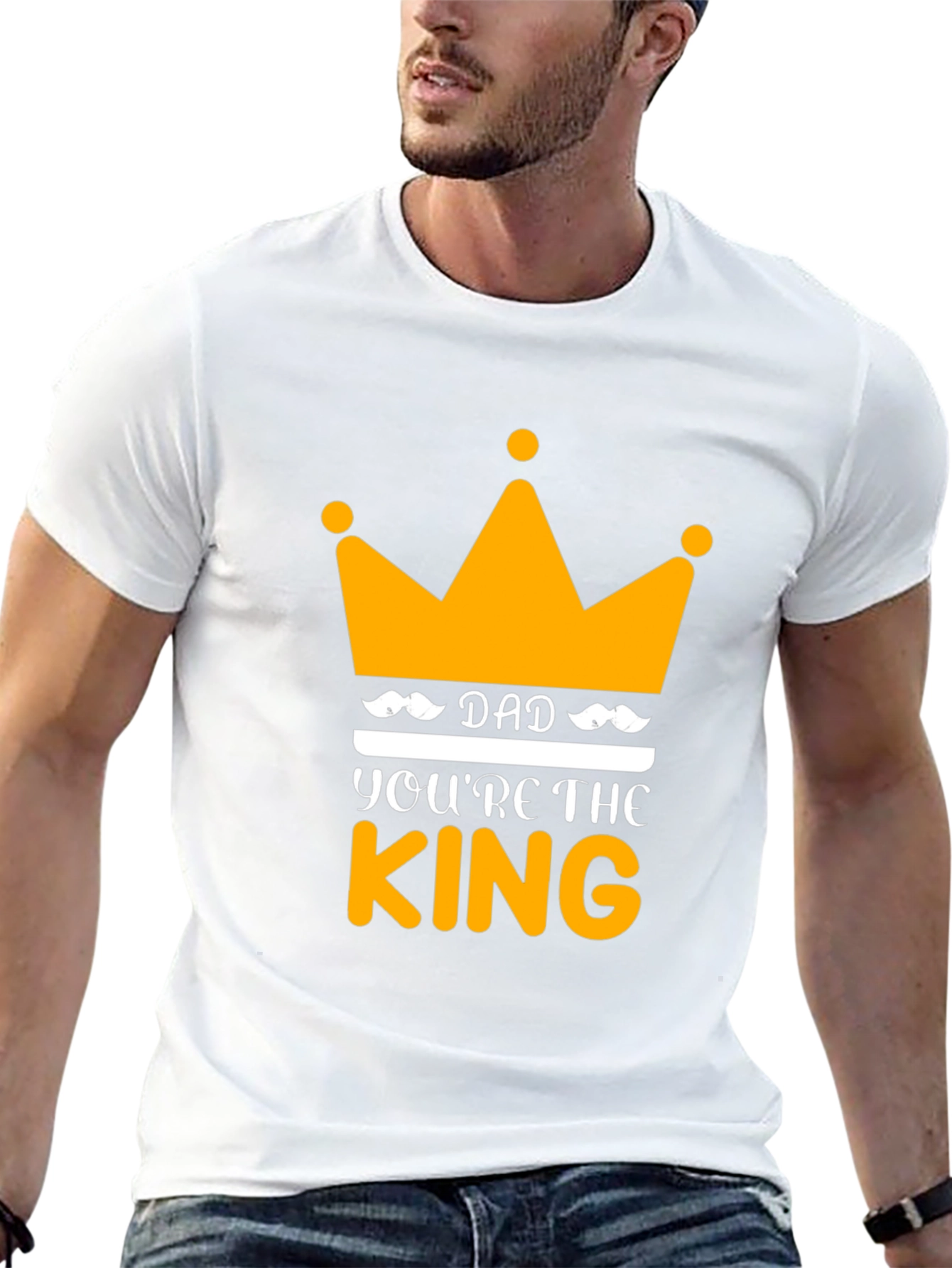 Dad Youre The King Black T-Shirt