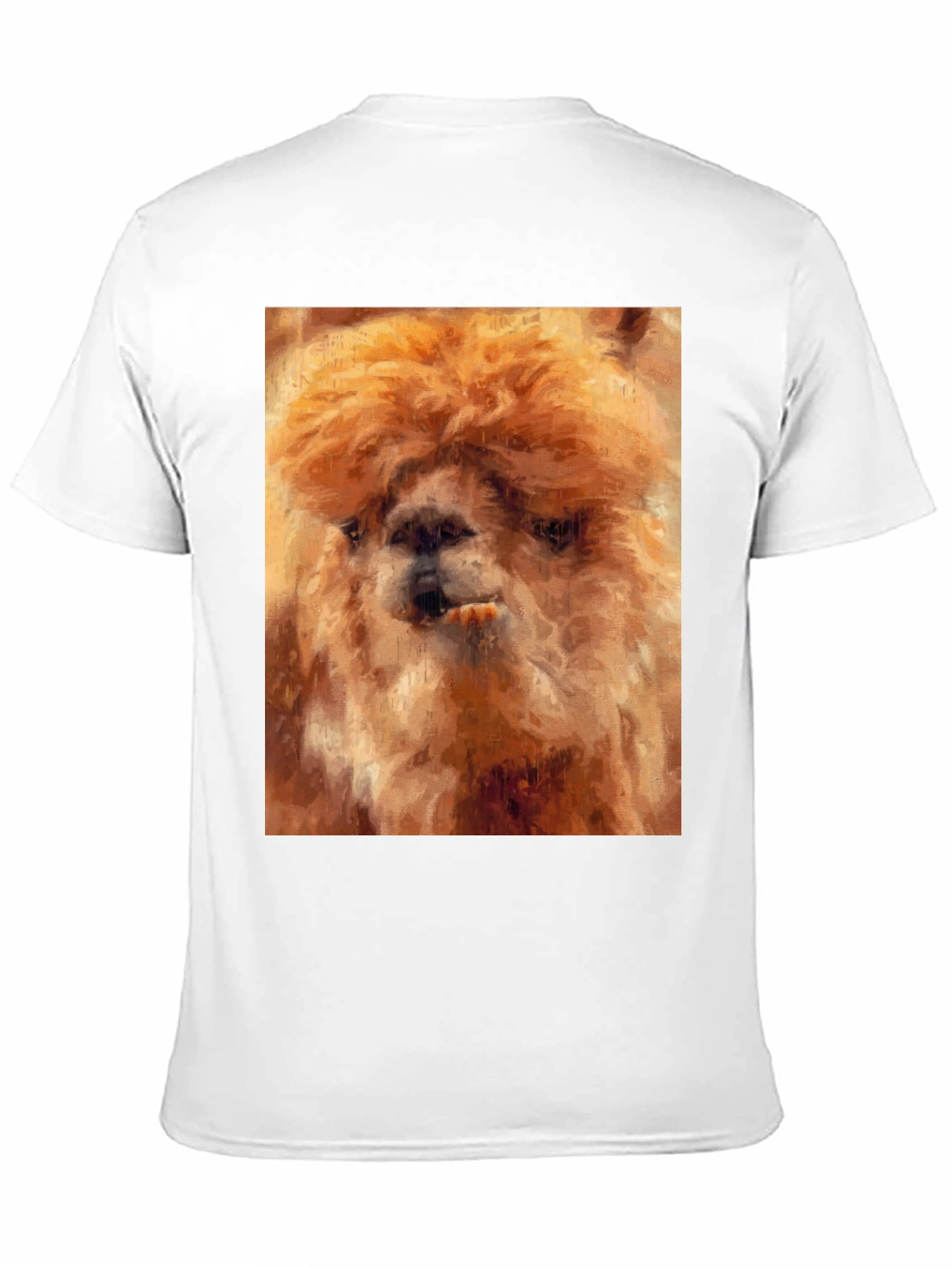 Alpaca Art Black T-Shirt