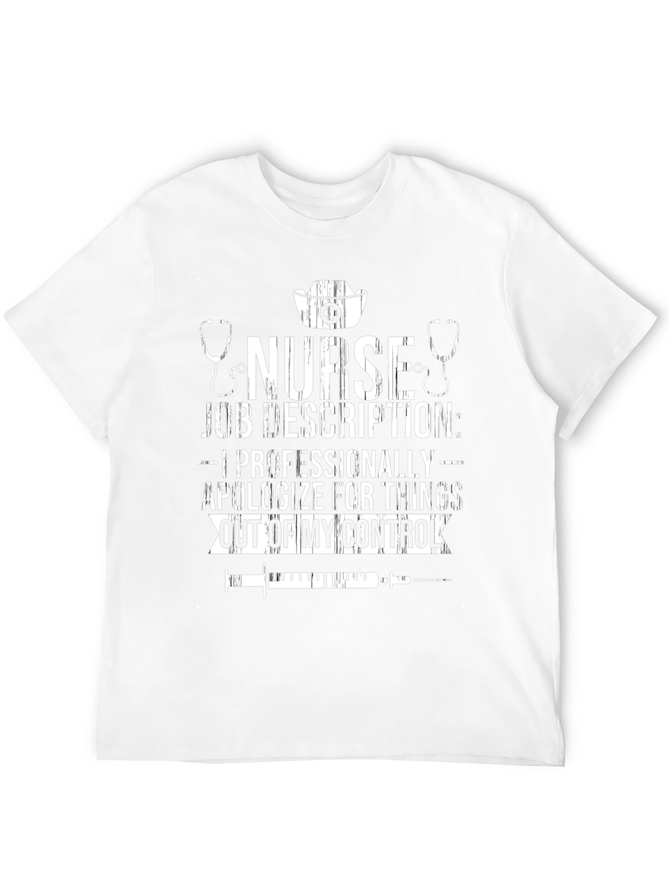 Nurse Job Description Black Graphic T-Shirt