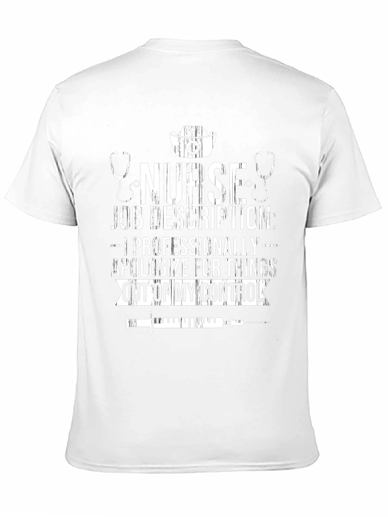Nurse Job Description Black Graphic T-Shirt