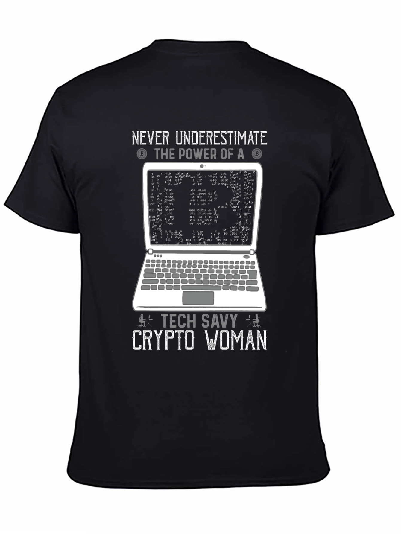 Tech Savvy Crypto Woman T-Shirt