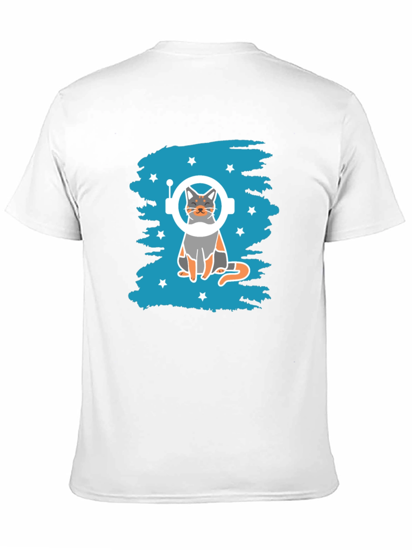 Astronaut Cat Graphic T-Shirt - Space Kitty Tee