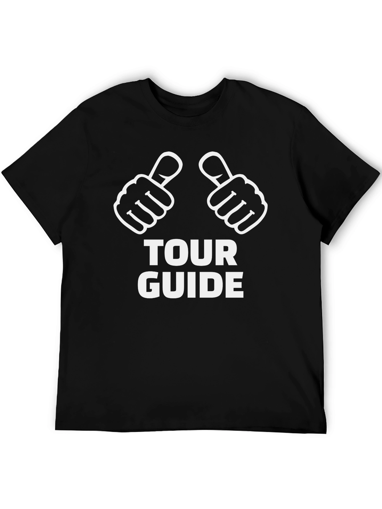 Tour Guide Graphic T-Shirt - Novelty Humor Design