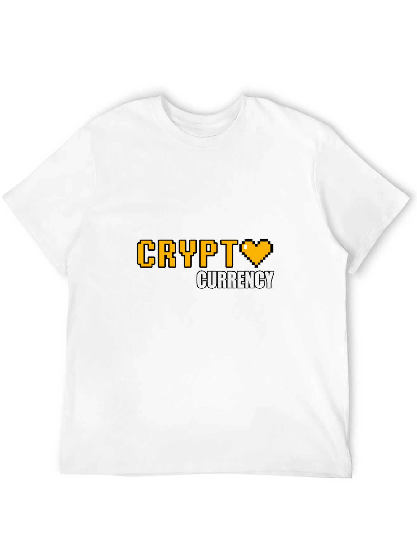 Crypto Currency Pixel Art T-Shirt - Black