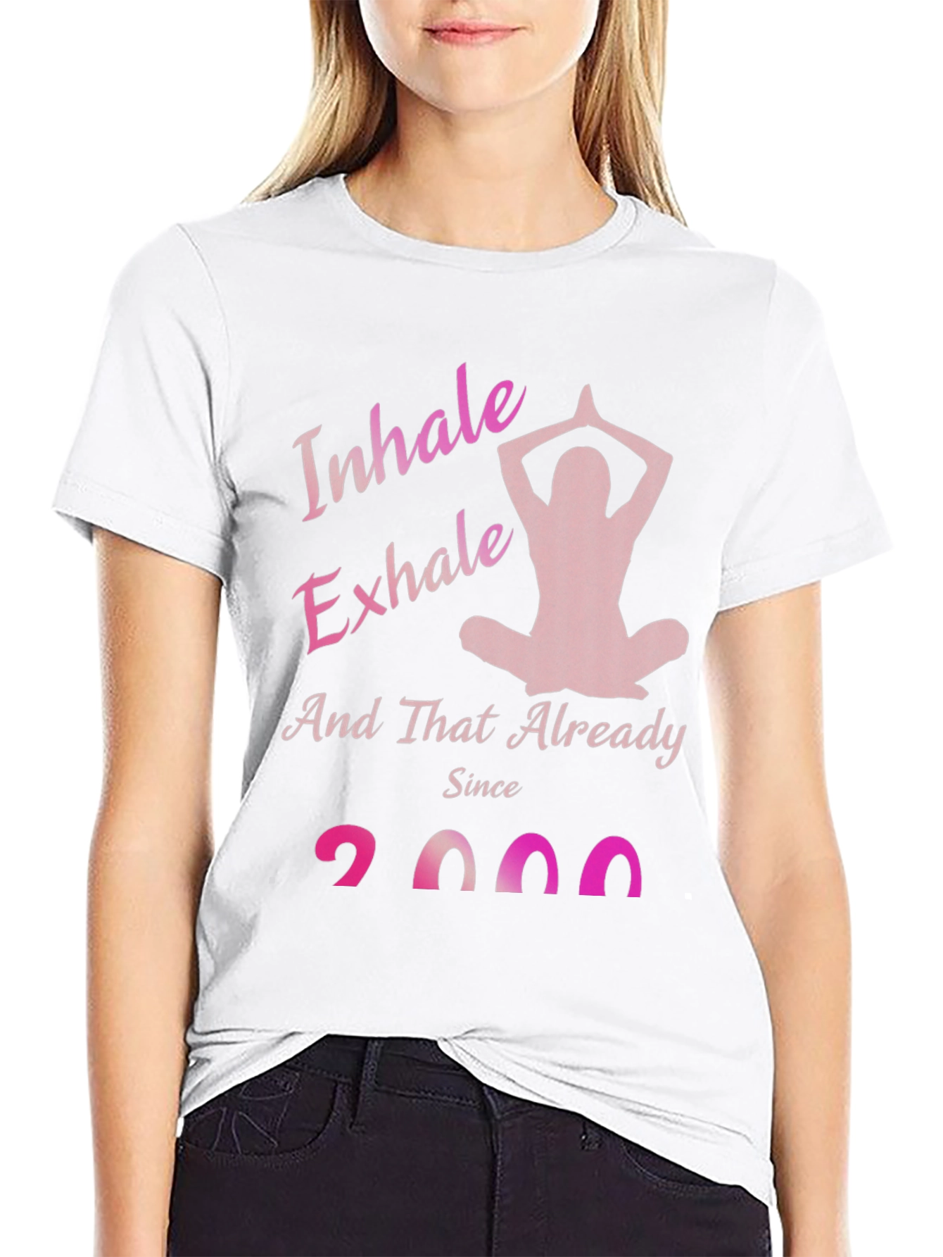 Inhale Exhale Yoga Pose T-Shirt - Since 2000