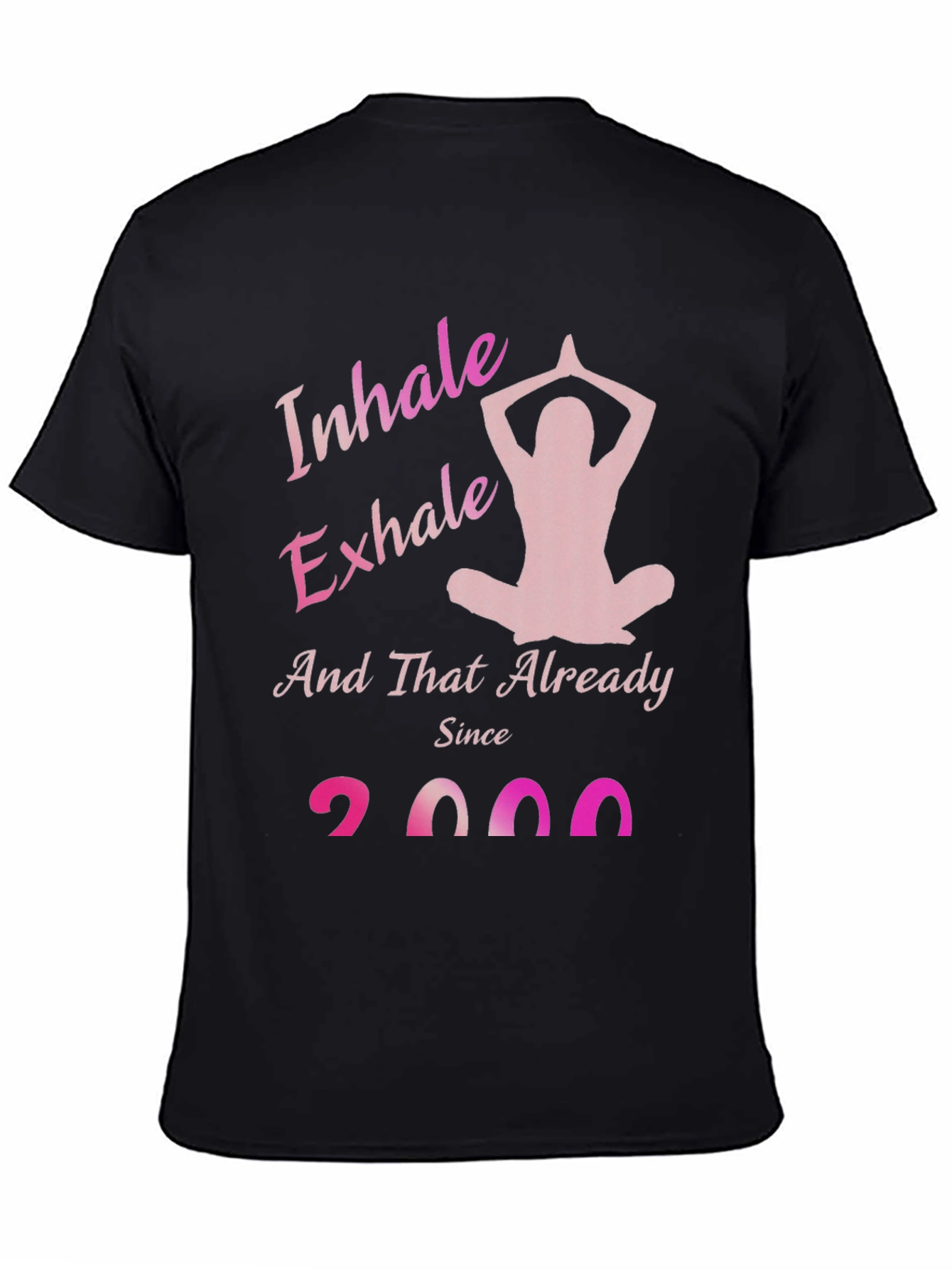 Inhale Exhale Yoga Pose T-Shirt - Since 2000