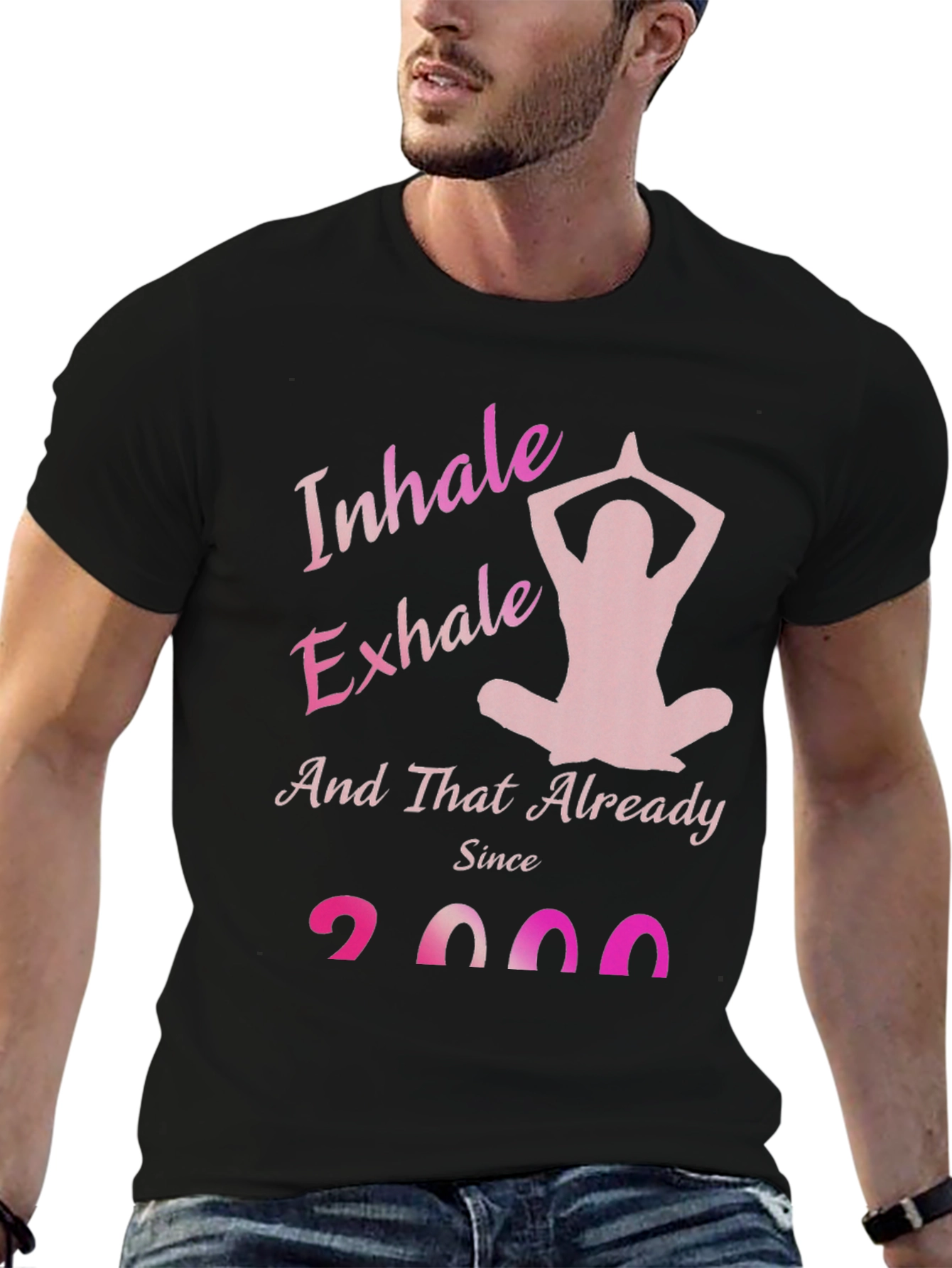 Inhale Exhale Yoga Pose T-Shirt - Since 2000