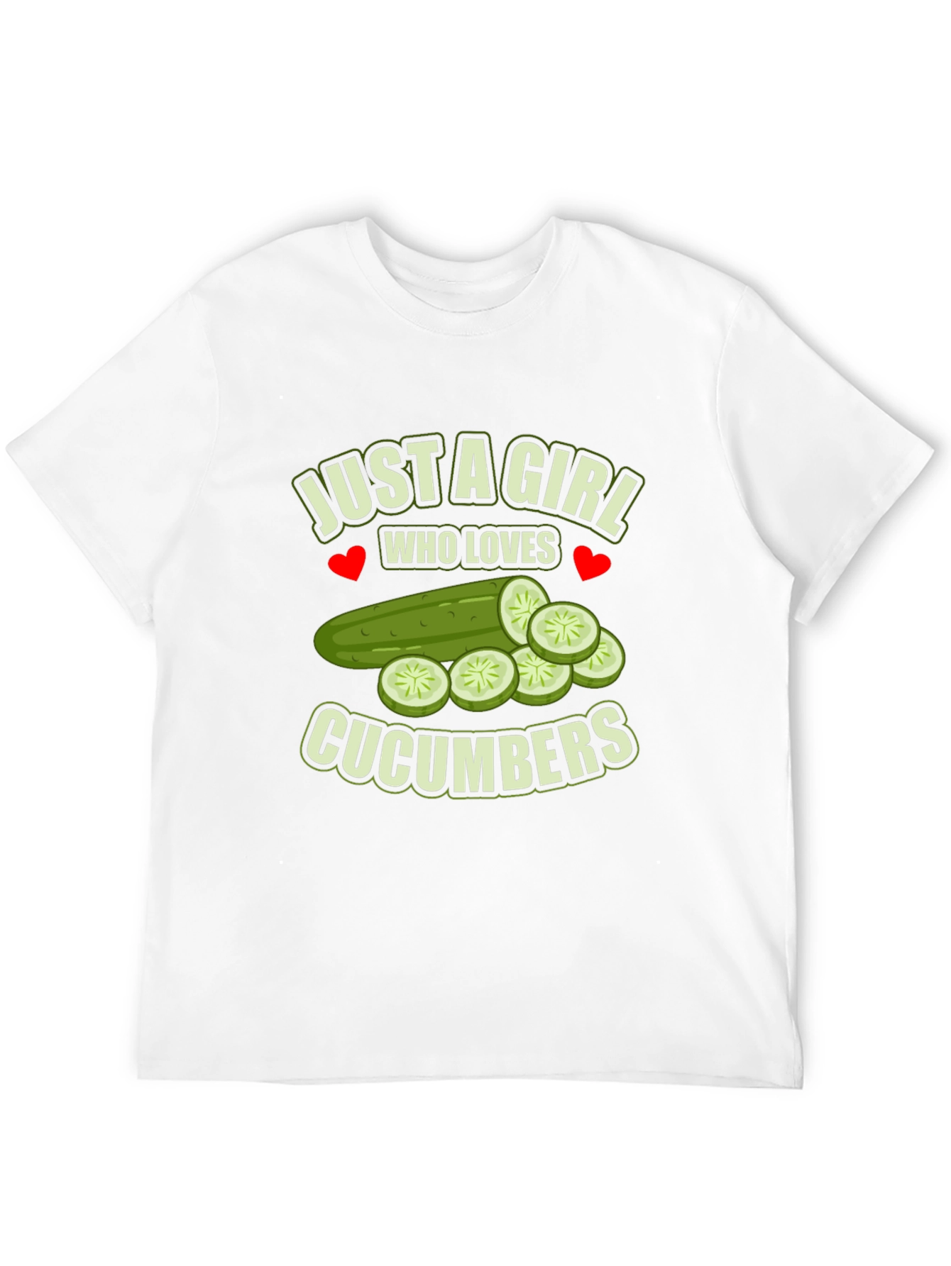 Just a Girl Who Loves Cucumbers T-Shirt