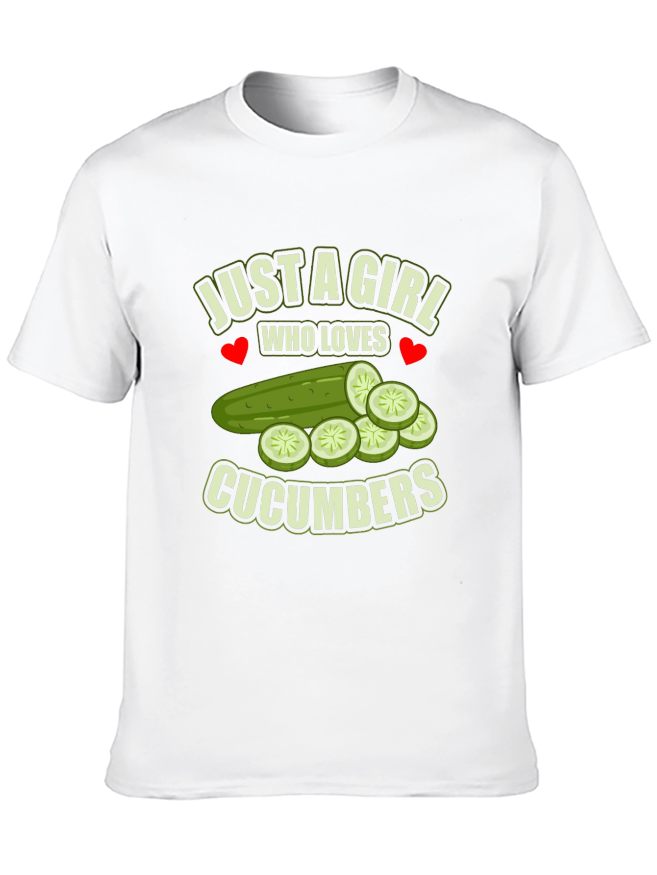 Just a Girl Who Loves Cucumbers T-Shirt