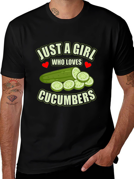 Just a Girl Who Loves Cucumbers T-Shirt