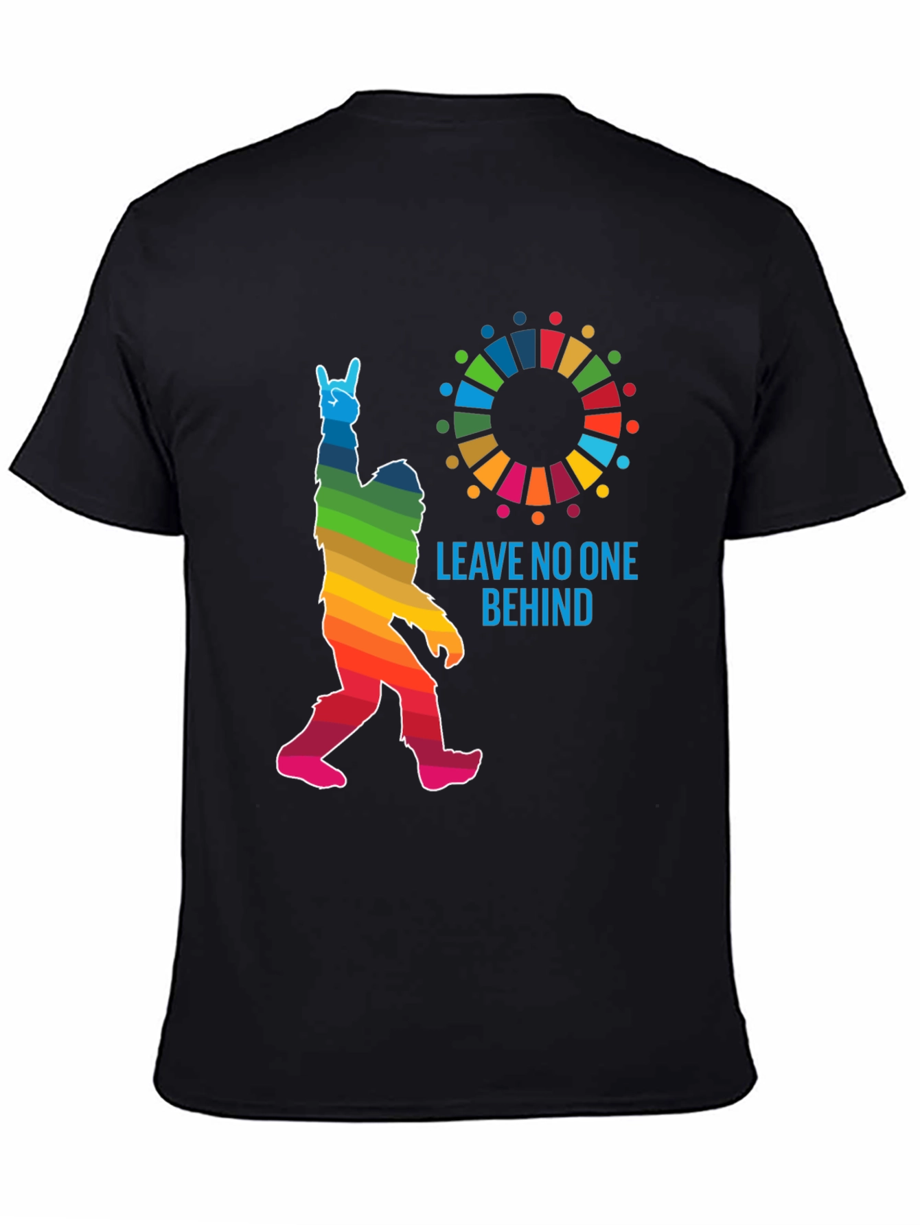 Leave No One Behind Bigfoot Graphic Tee