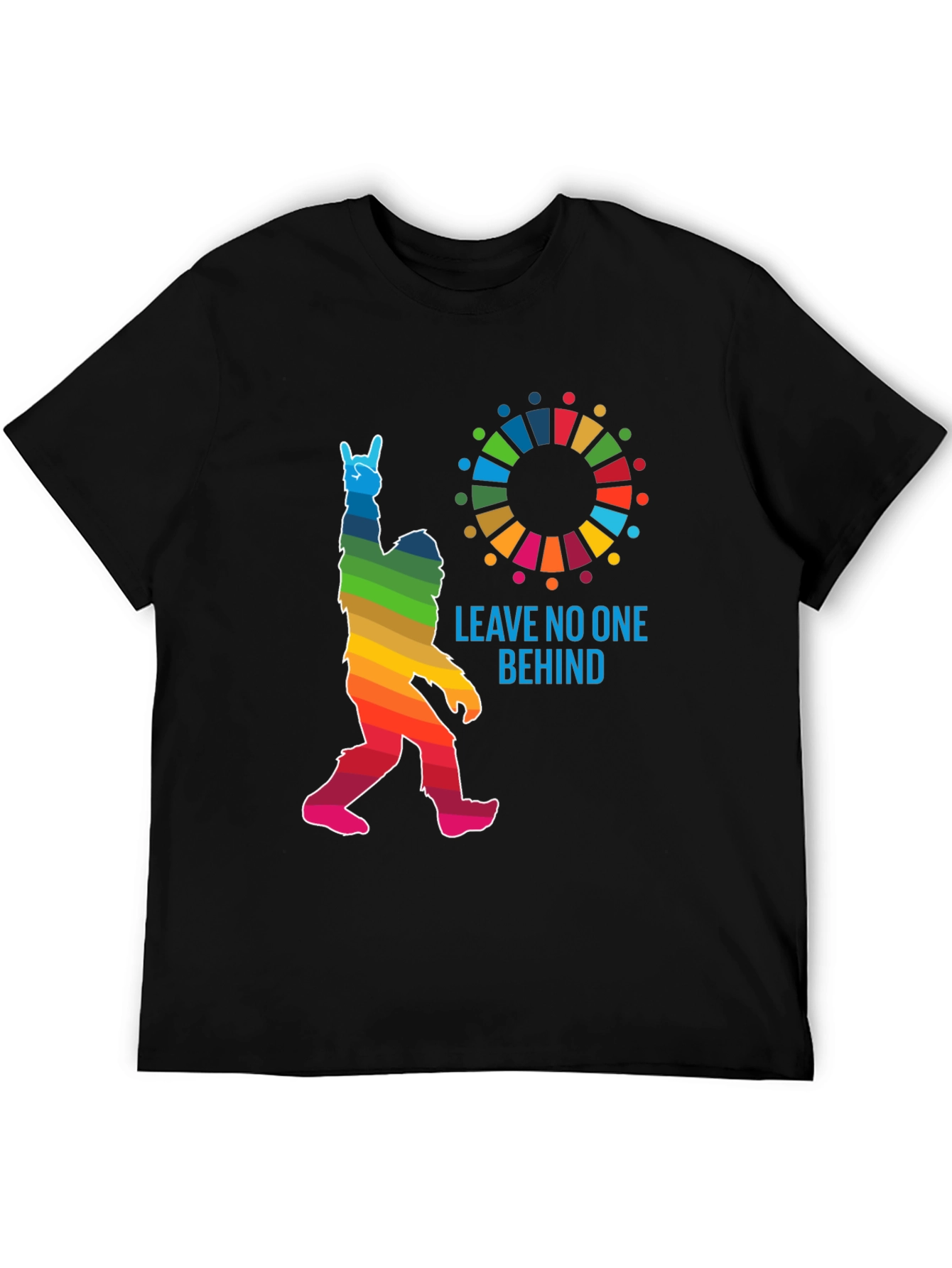 Leave No One Behind Bigfoot Graphic Tee