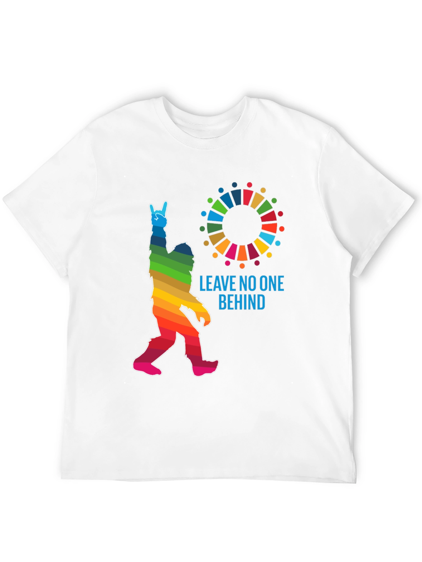 Leave No One Behind Bigfoot Graphic Tee