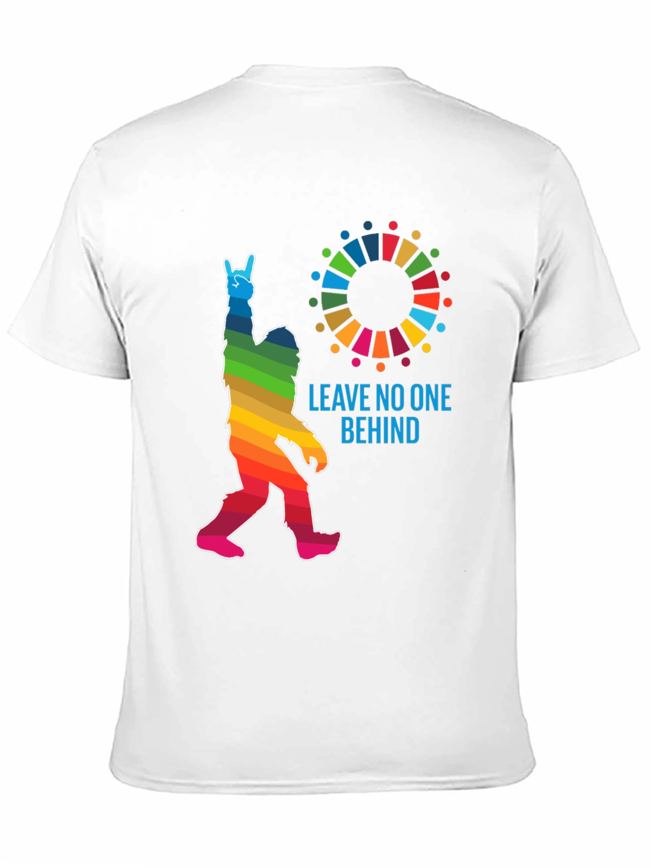Leave No One Behind Bigfoot Graphic Tee