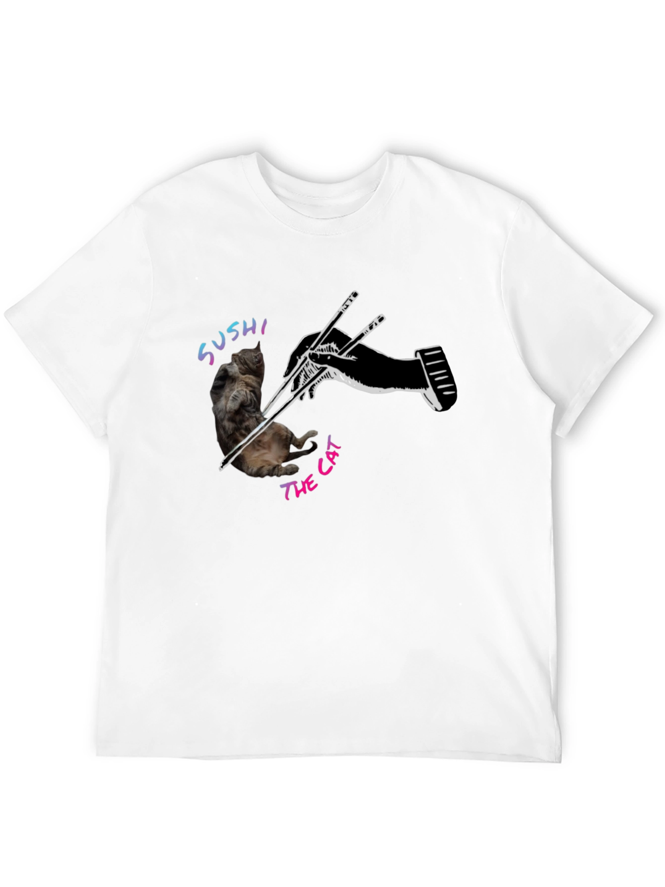 Sushi The Cat Graphic T-Shirt