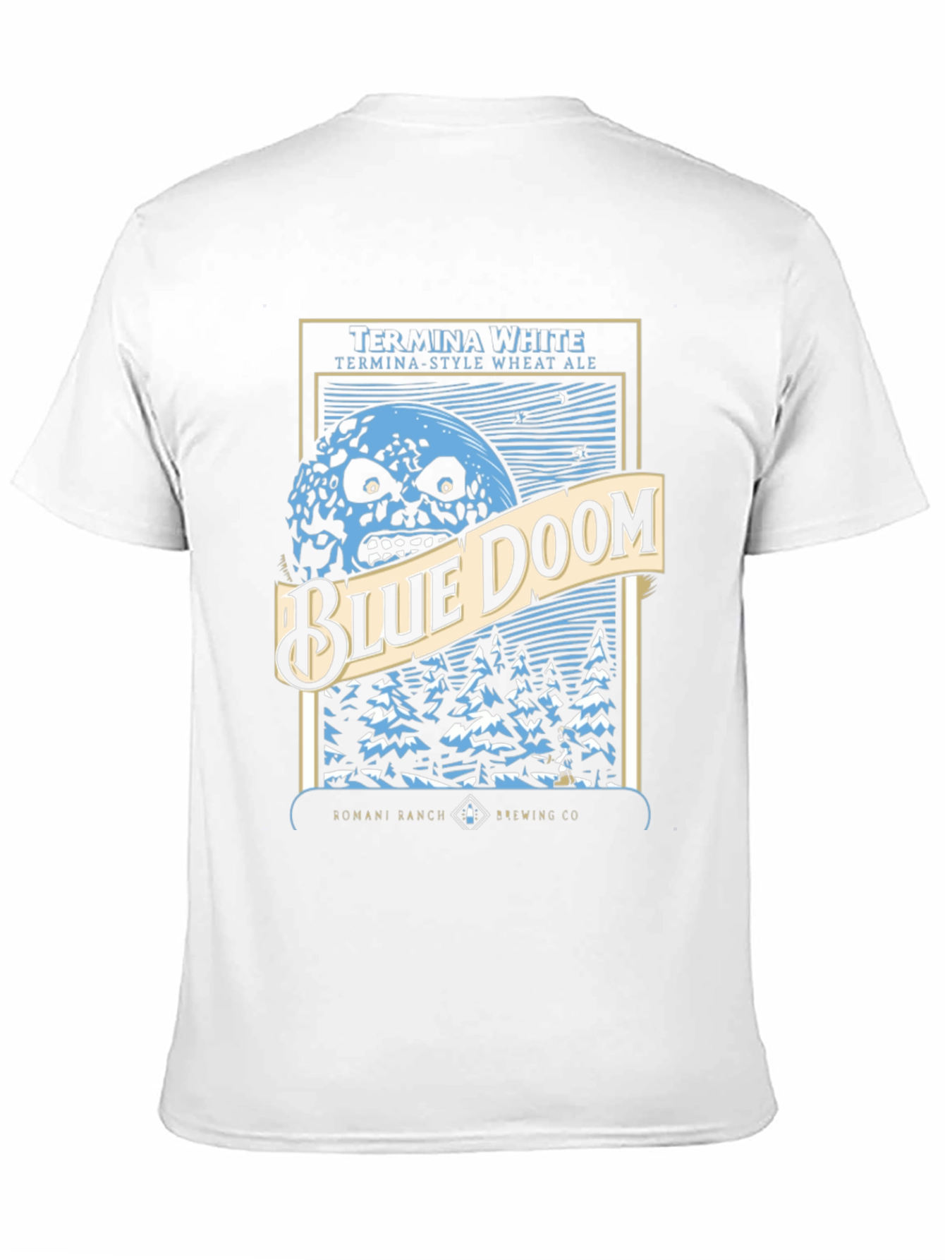 Blue Doom Graphic T-Shirt