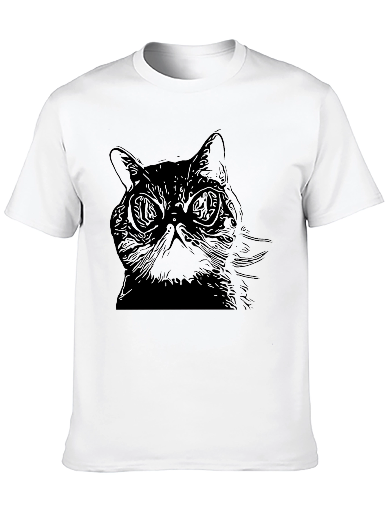 Black Cat Graphic T-Shirt