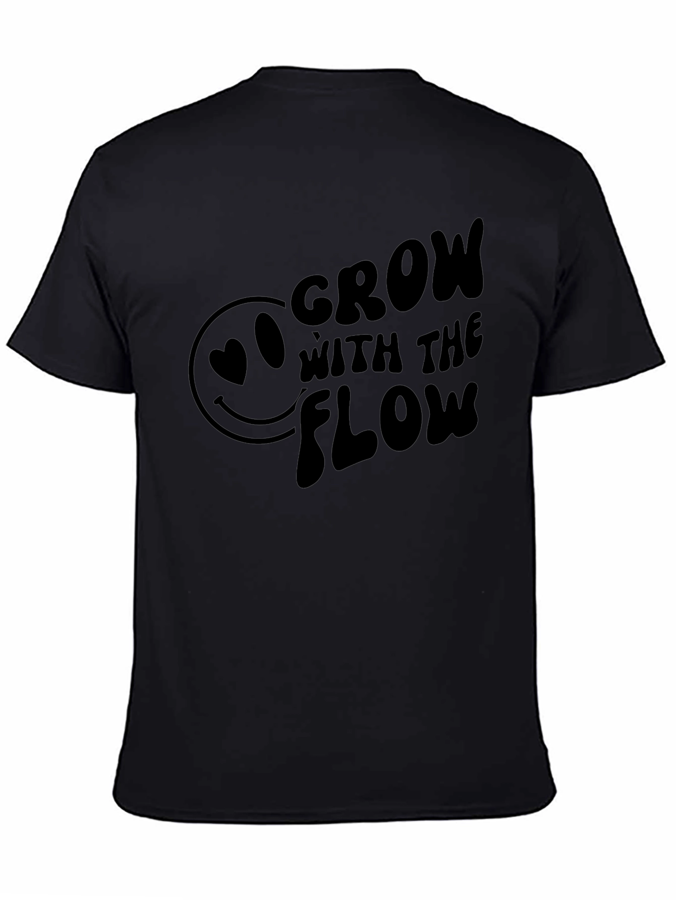 Grow With The Flow Graphic Tee - Black