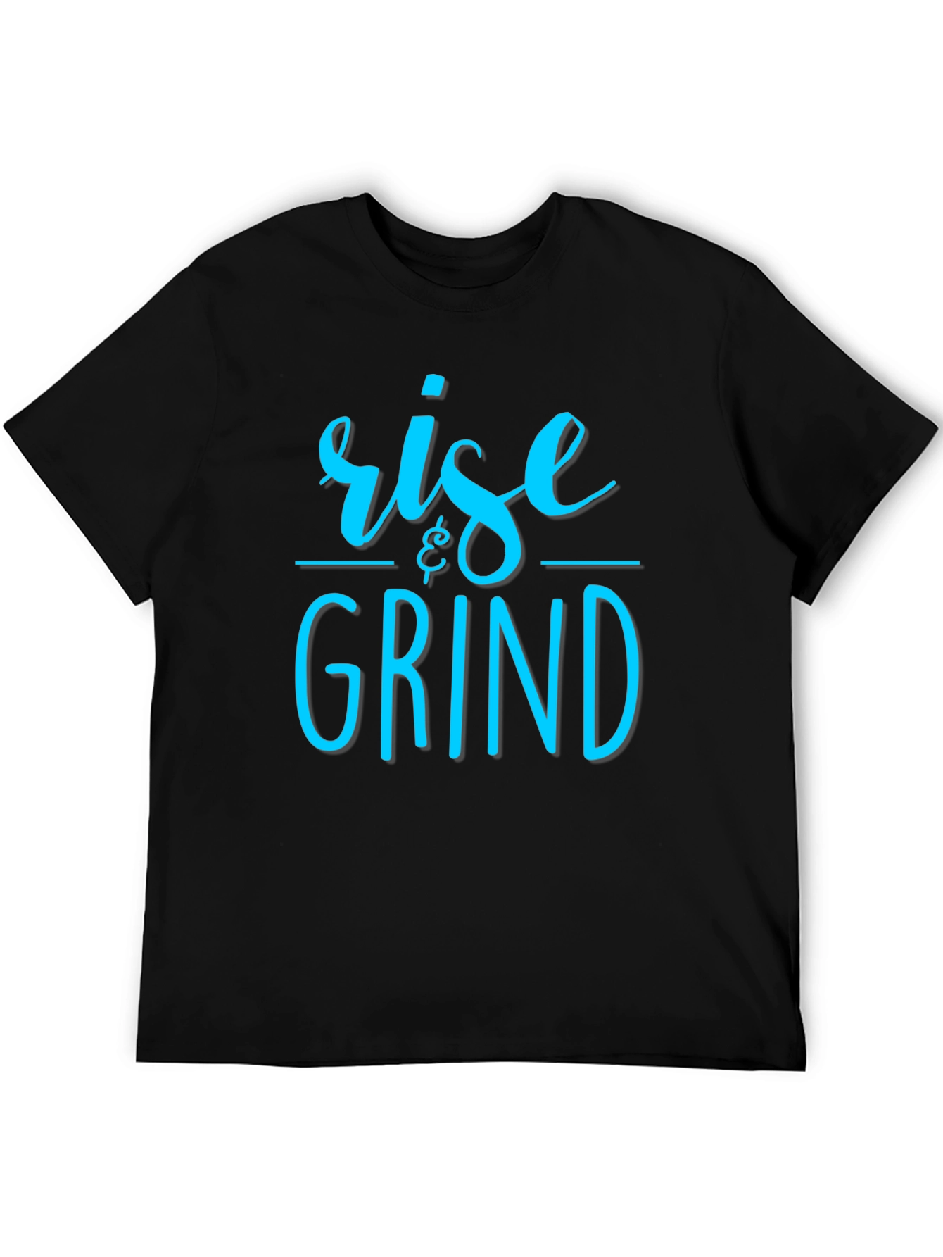 Rise & Grind Graphic T-Shirt - Motivational Tee