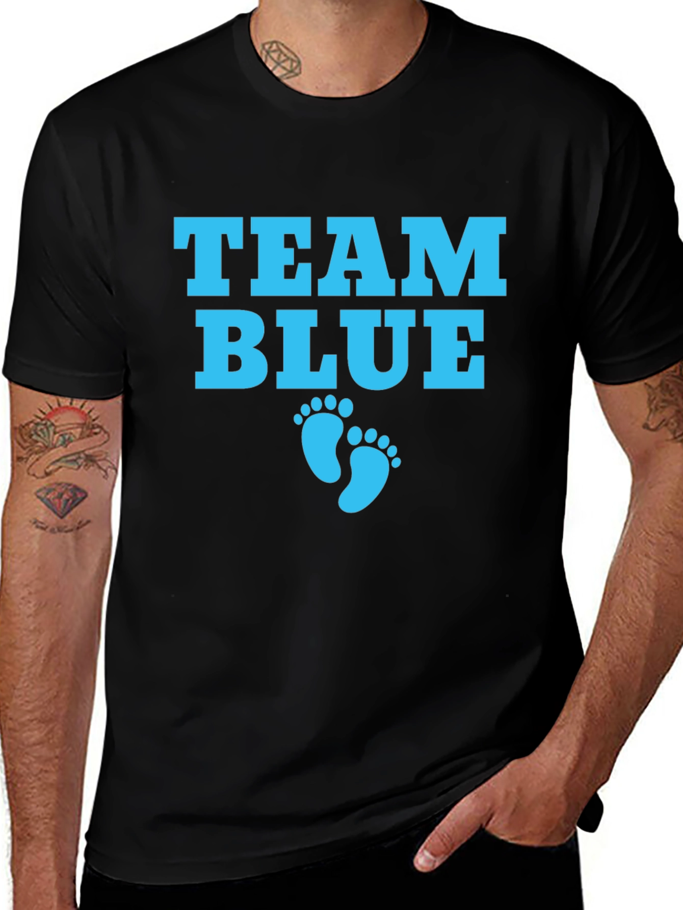 Team Blue Gender Reveal T-Shirt