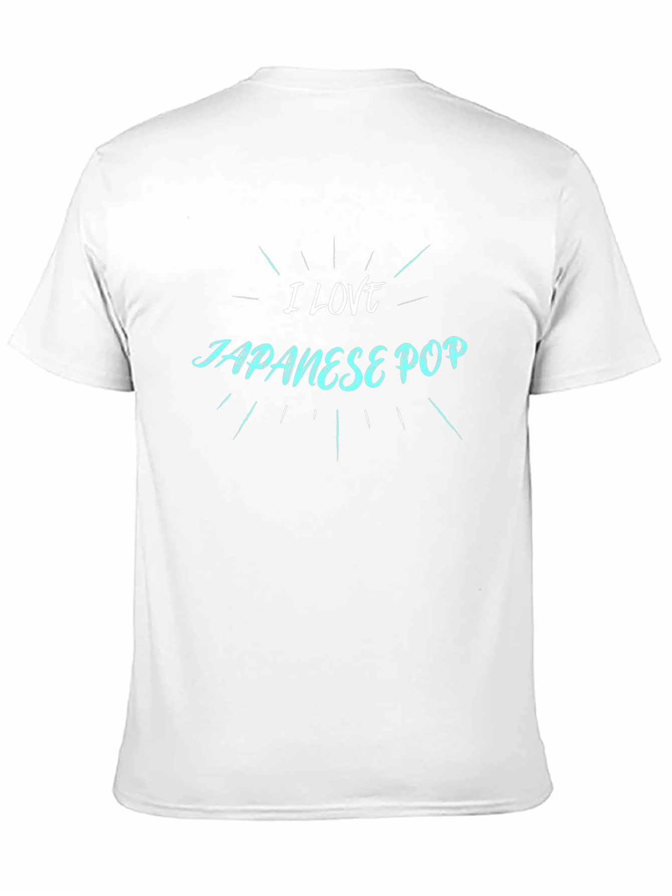 I Love Japanese Pop Black T-Shirt